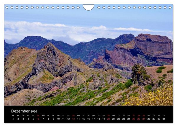 Produktbild: Madeira die Perle des Atlantiks (Wandkalender 2026 DIN A4 quer), CALVENDO Monatskalender