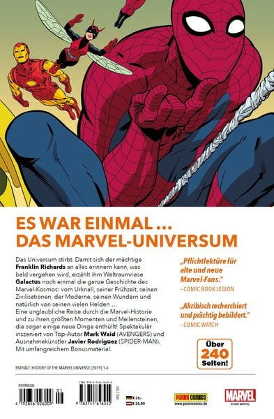 Produktbild: Die Geschichte des Marvel-Universum