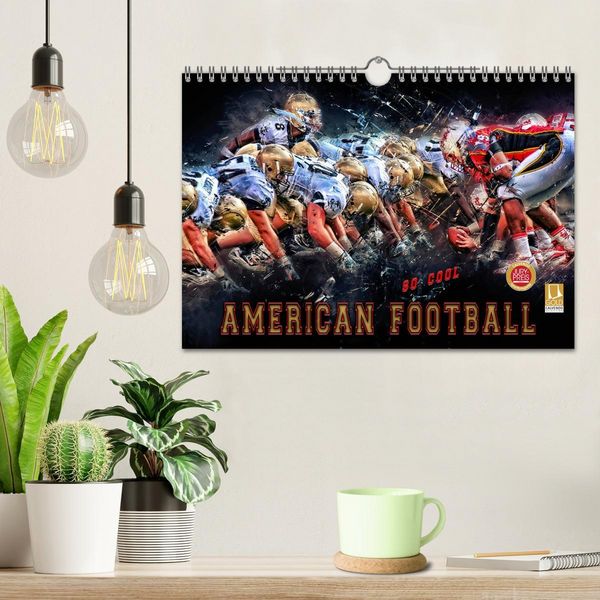 Produktbild: American Football - so cool (Wandkalender 2026 DIN A4 quer), CALVENDO Monatskalender