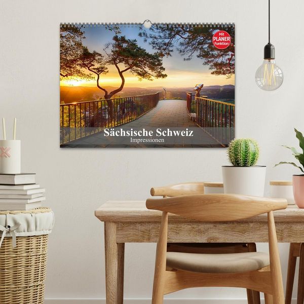 Produktbild: S&auml;chsische Schweiz &ndash; Impressionen (Wandkalender 2026 DIN A3 quer), CALVENDO Monatskalender