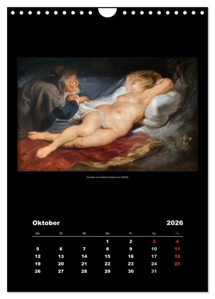 Produktbild: Peter Paul Rubens - Rubens (Wandkalender 2026 DIN A4 hoch), CALVENDO Monatskalender
