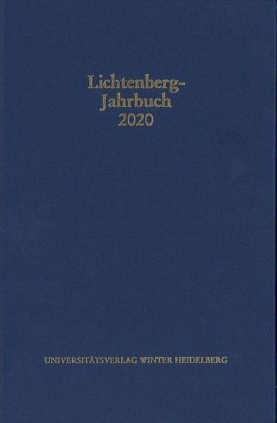 Produktbild: Lichtenberg-Jahrbuch 2020