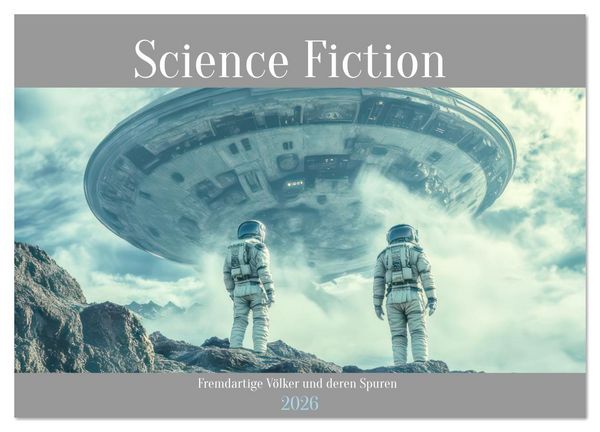 Produktbild: Science Fiction - Fremdartige V&ouml;lker und deren Spuren (Wandkalender 2026 DIN A3 quer), CALVENDO Monatskalender