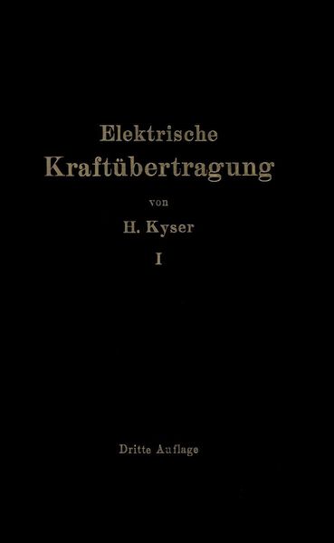 Produktbild: Die elektrische Kraft&uuml;bertragung