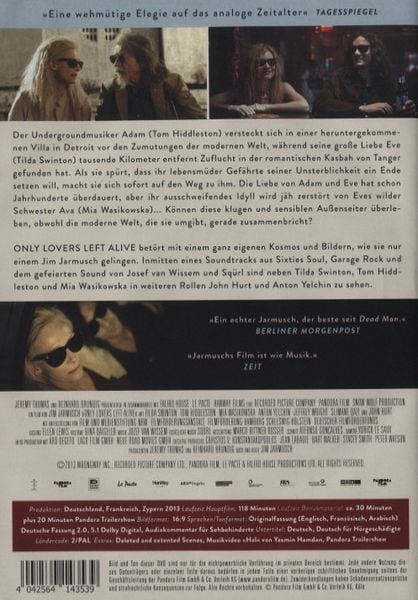 Produktbild: Only Lovers Left Alive