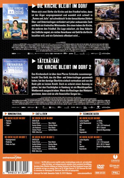 Produktbild: Die Kirche bleibt im Dorf 1+2 [2 DVDs]