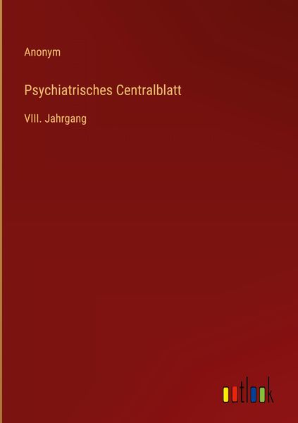 Produktbild: Psychiatrisches Centralblatt