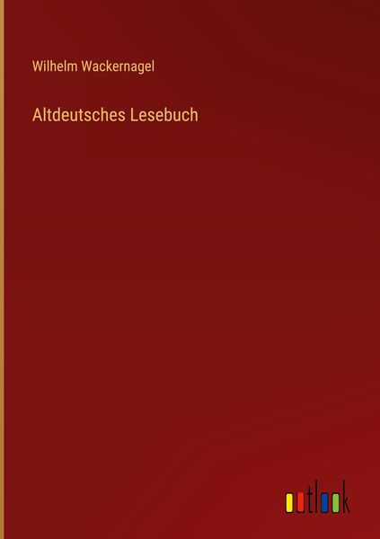 Produktbild: Altdeutsches Lesebuch