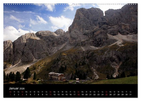 Produktbild: Alpe di Siusi - Seiser Alm (hochwertiger Premium Wandkalender 2026 DIN A2 quer), Kunstdruck in Hochglanz