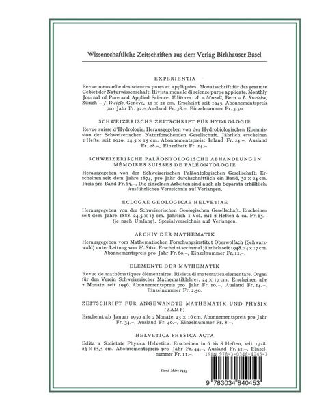 Produktbild: Gesammelte Mathematische Abhandlungen