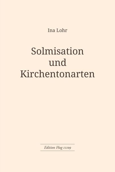 Produktbild: Solmisation und Kirchentonarten