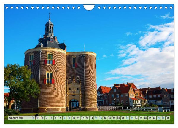 Produktbild: Enkhuizen - historische Hafenstadt am Ijsselmeer (Wandkalender 2026 DIN A4 quer), CALVENDO Monatskalender