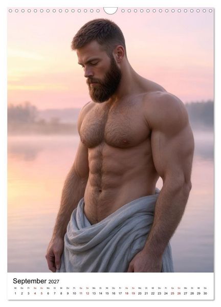 Produktbild: Mysthische M&auml;nner Fantasy (Wandkalender 2027 DIN A3 hoch), CALVENDO Monatskalender