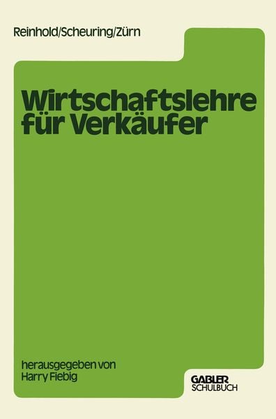 Produktbild: Wirtschaftslehre f&uuml;r Verk&auml;ufer