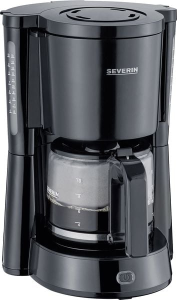 Severin KA 4815 Kaffeemaschine Schwarz Fassungsvermögen Tassen=10 Warmhaltefunktion