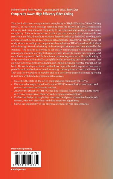 Produktbild: Complexity-Aware High Efficiency Video Coding