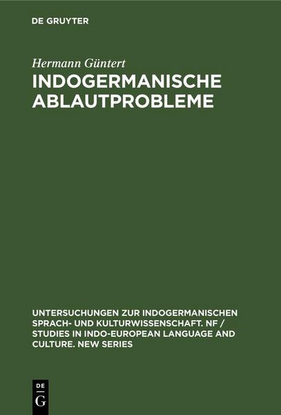Produktbild: Indogermanische Ablautprobleme
