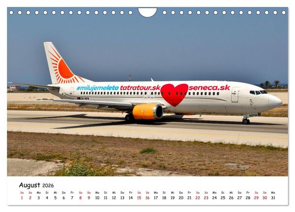 Produktbild: Ein Jahr in der Welt der Luftfahrt (Wandkalender 2026 DIN A4 quer), CALVENDO Monatskalender