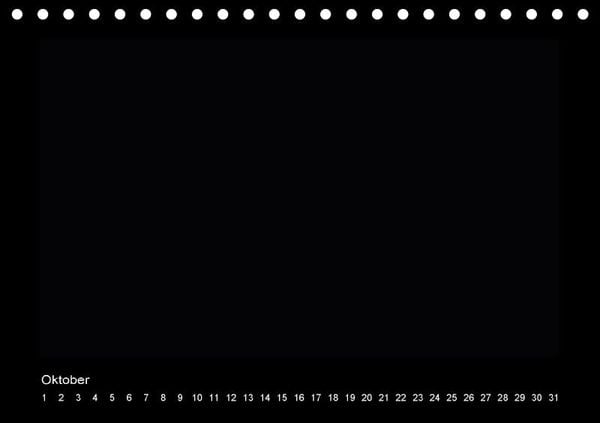 Produktbild: Geburtstags - Bastelkalender - Schwarz (Tischkalender immerw&auml;hrend DIN A5 quer)