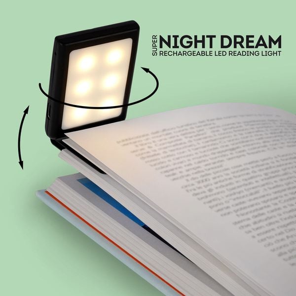 Produktbild: Legami Wiederaufladbares LED-Leselicht - Super Night Dream