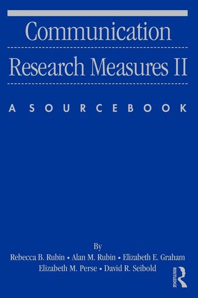 Produktbild: Communication Research Measures II