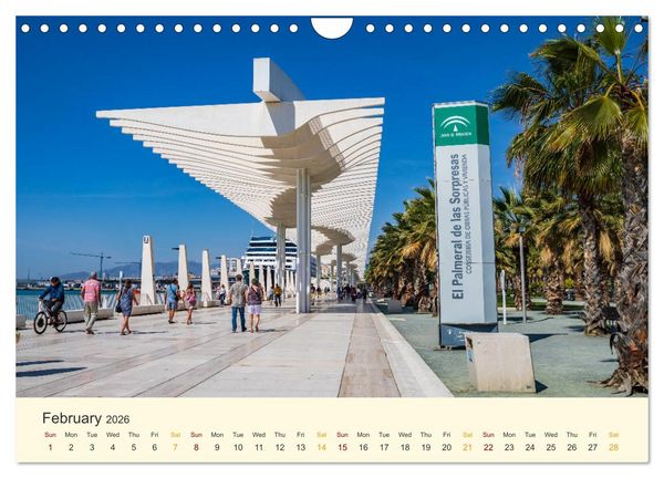 Produktbild: Costa del Sol - the sunny side of Andalusia (Wall Calendar 2026 DIN A4 landscape), CALVENDO 12 Month Wall Calendar
