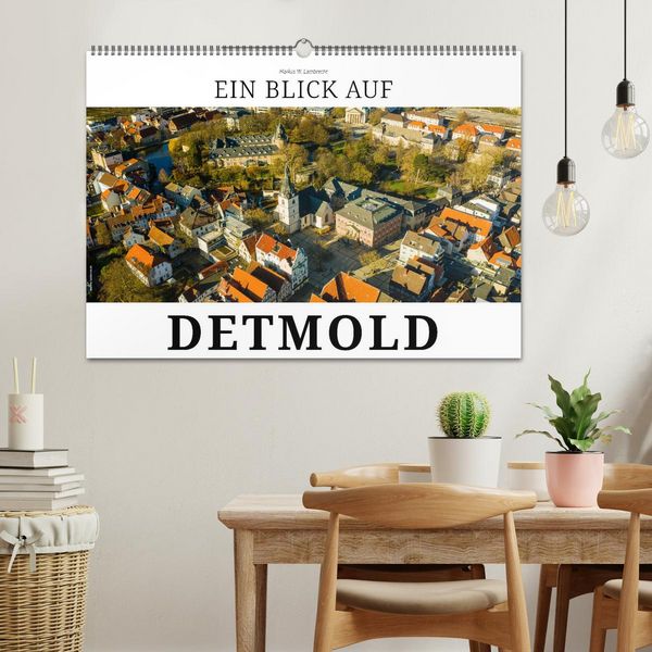 Produktbild: Ein Blick auf Detmold (Wandkalender 2026 DIN A2 quer), CALVENDO Monatskalender
