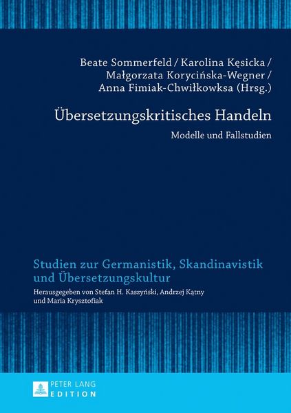 Produktbild: &Uuml;bersetzungskritisches Handeln