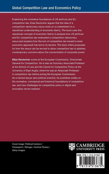 Produktbild: Competition Law and Democracy