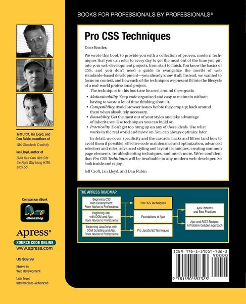 Produktbild: Pro CSS Techniques