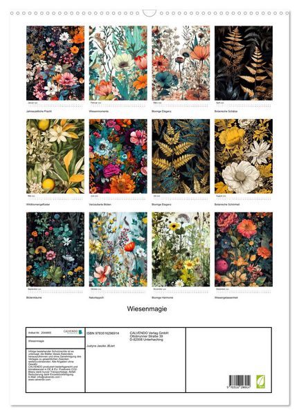 Produktbild: Wiesenmagie (Wandkalender 2026 DIN A2 hoch), CALVENDO Monatskalender