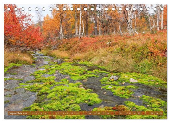Produktbild: Finnisch Lappland (Tischkalender 2026 DIN A5 quer), CALVENDO Monatskalender