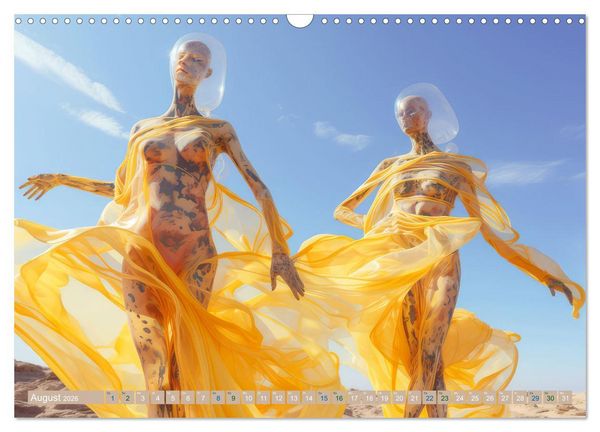 Produktbild: T&auml;nzer im surrealen Stil (Wandkalender 2026 DIN A3 quer), CALVENDO Monatskalender