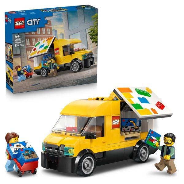 Produktbild: LEGO City 60500 Der LEGO Lieferwagen, Spielzeug f&uuml;r Kinder ab 6 Jahren