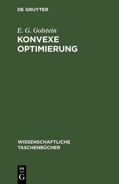 Produktbild: Konvexe Optimierung