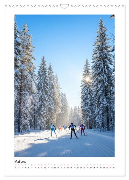 Produktbild: Wintersport Adrenalin (Wandkalender 2027 DIN A3 hoch), CALVENDO Monatskalender