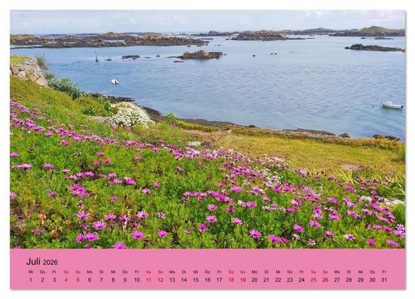 Produktbild: Chausey Inseln Magischer Insel - Archipel Frankreich (hochwertiger Premium Wandkalender 2026 DIN A2 quer), Kunstdruck in Hochglanz