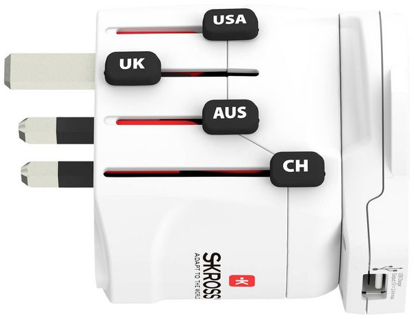 Produktbild: Skross 1.302539 Reiseadapter Pro World & USB