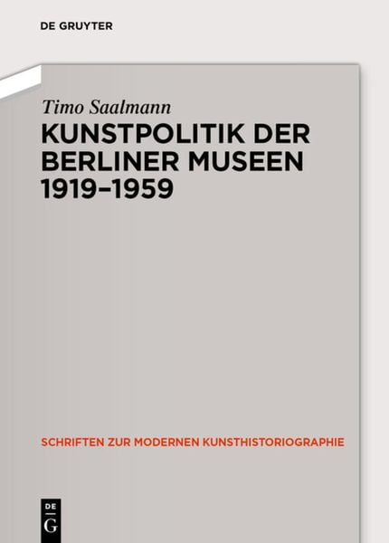 Produktbild: Kunstpolitik der Berliner Museen 1919-1959