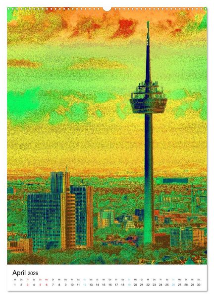Produktbild: K&ouml;ln "in Hochform" (Wandkalender 2026 DIN A2 hoch), CALVENDO Monatskalender