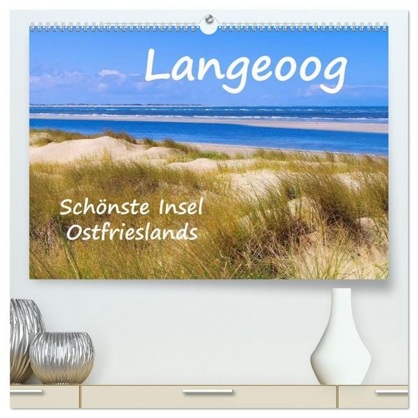 Produktbild: Langeoog - Sch&ouml;nste Insel Ostfrieslands (hochwertiger Premium Wandkalender 2026 DIN A2 quer), Kunstdruck in Hochglanz