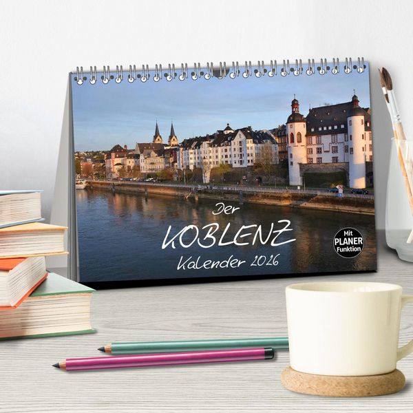 Produktbild: Der Koblenz Kalender (Tischkalender 2026 DIN A5 quer), CALVENDO Monatskalender
