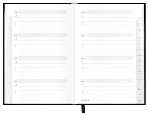 Produktbild: Adressbuch A6+