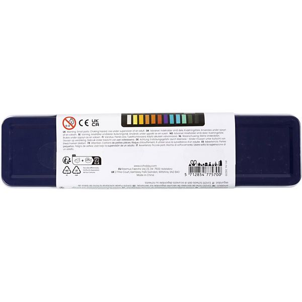 Produktbild: Creativ Company Wasserfarben-Set, Metallic-Farben, 12 Farbe