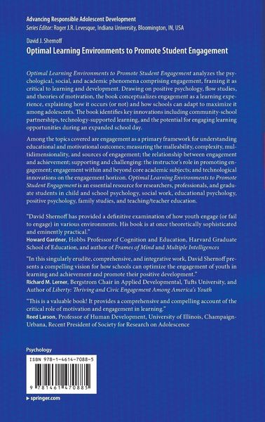 Produktbild: Optimal Learning Environments to Promote Student Engagement