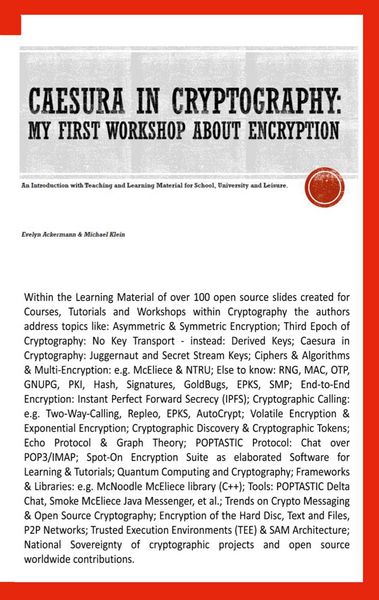 Produktbild: My first Workshop about Encryption & Cryptography [Pocketbook]