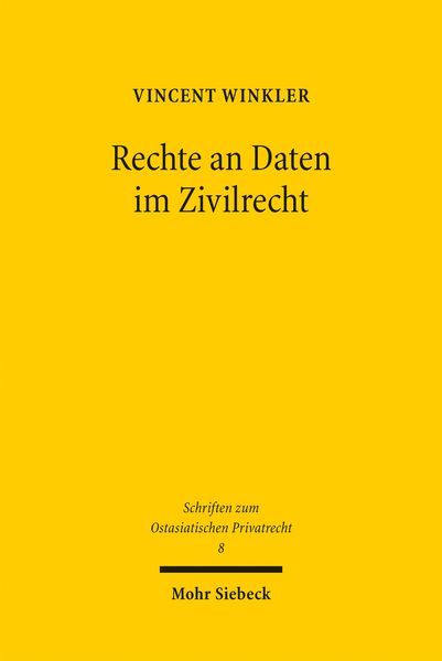 Produktbild: Rechte an Daten im Zivilrecht