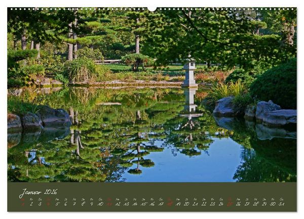 Produktbild: D&uuml;sseldorfer Nordpark (Wandkalender 2026 DIN A2 quer), CALVENDO Monatskalender