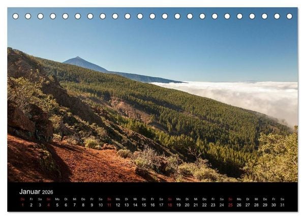 Produktbild: Teneriffa - Insel des ewigen Fr&uuml;hlings (Tischkalender 2026 DIN A5 quer), CALVENDO Monatskalender