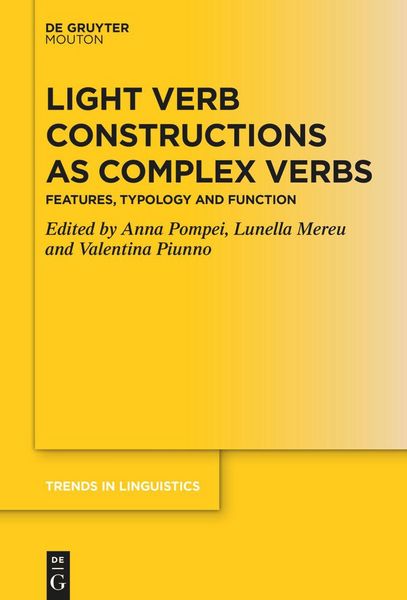 Produktbild: Light Verb Constructions as Complex Verbs